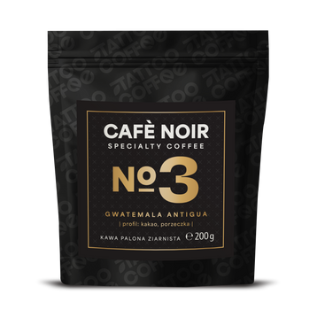 Kawa ziarnista specialty Cafè Noir No 3 Gwatemala Antigua, 200 g