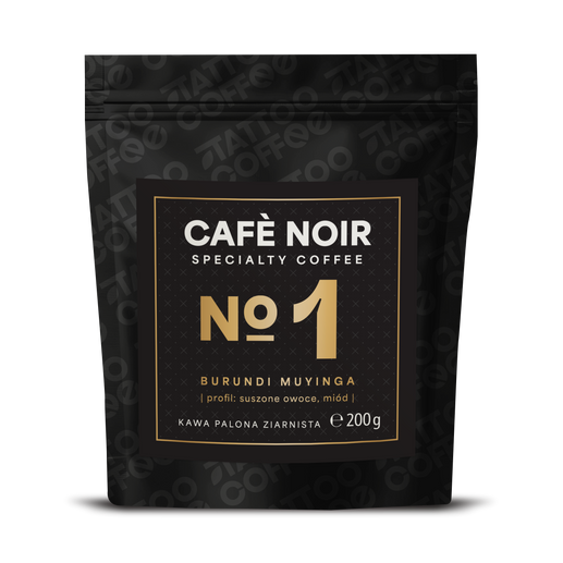 Kawa ziarnista specialty Cafè Noir No 1 Burundi Muyinga, 200 g