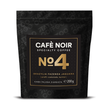 Kawa ziarnista specialty Cafè Noir No 4 Brazylia Fazenda Jaguara, 200 g