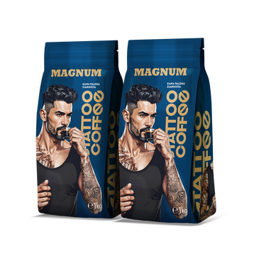 Kawa ziarnista Tattoo Magnum, zestaw 2 x 1 kg