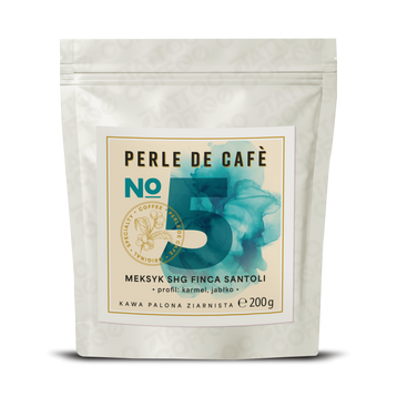 Kawa ziarnista specialty Perle de Cafè No 5 Meksyk SHG Finca Santoli, 200 g