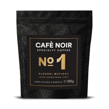 Kawa ziarnista specialty Cafè Noir No 1 Burundi Muyinga, 200 g